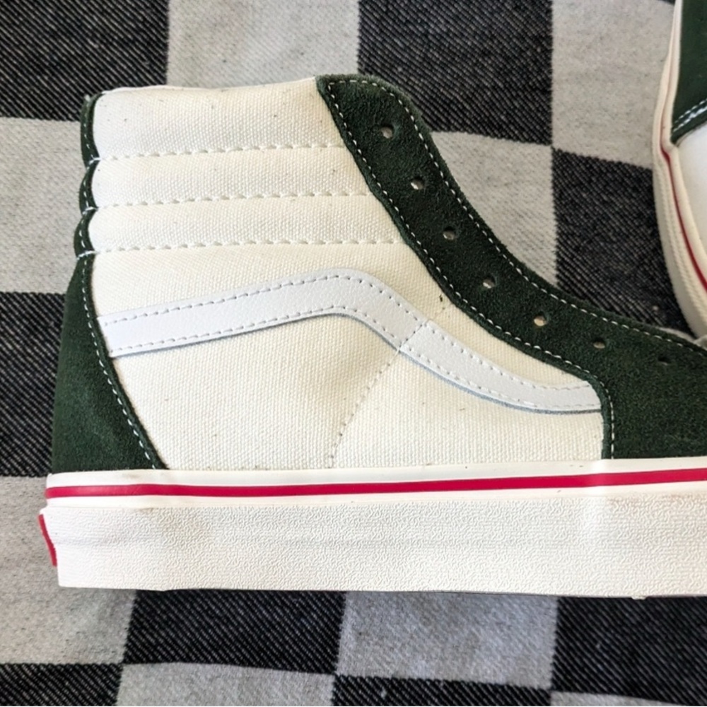 Vans Sk8-Hi Retro Sport Marshmallow Bistro Green Women 9.5 042025 - Picture 4 of 8